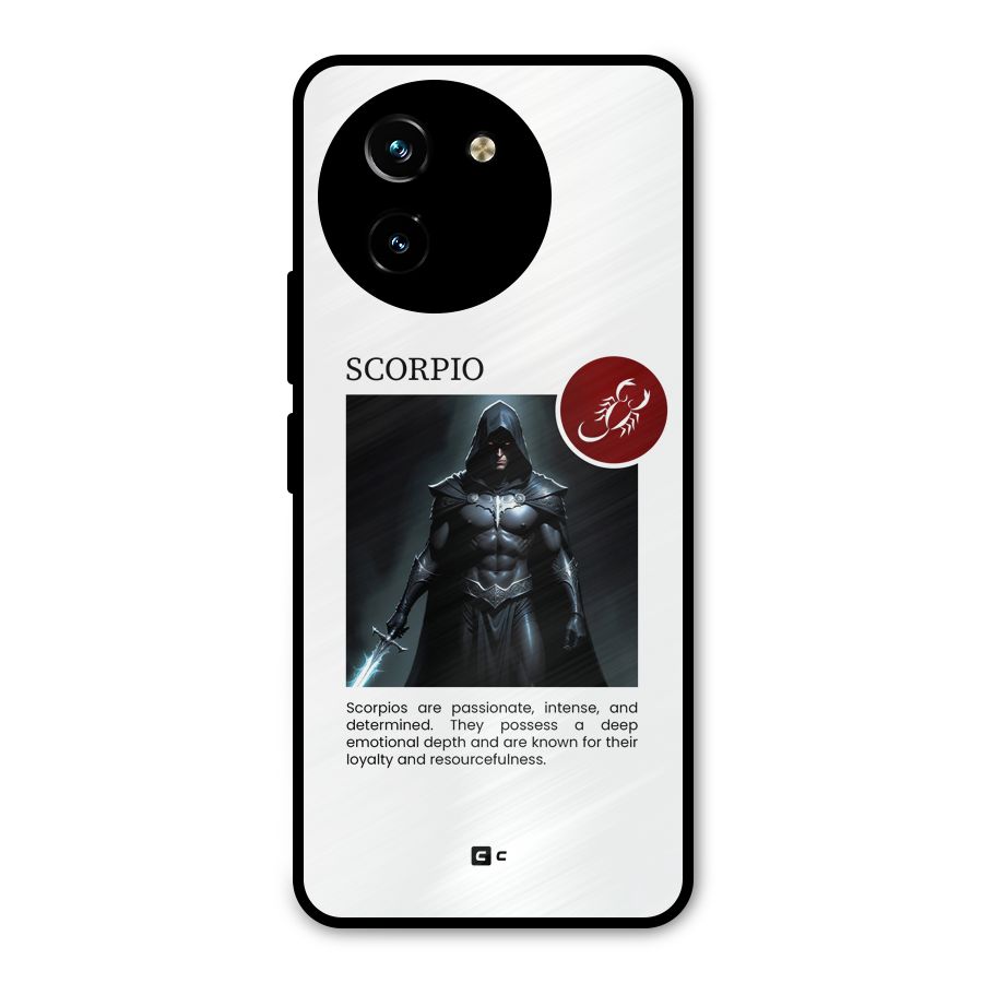 Sane Scorpio Metal Back Case for Vivo T3x