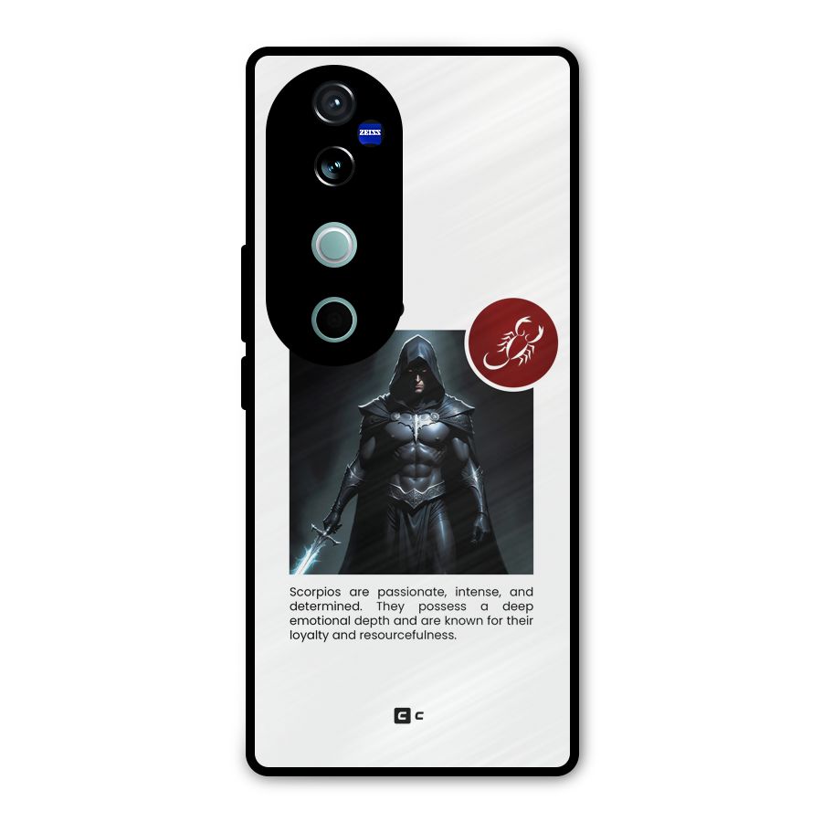 Sane Scorpio Metal Back Case for Vivo V40 Pro