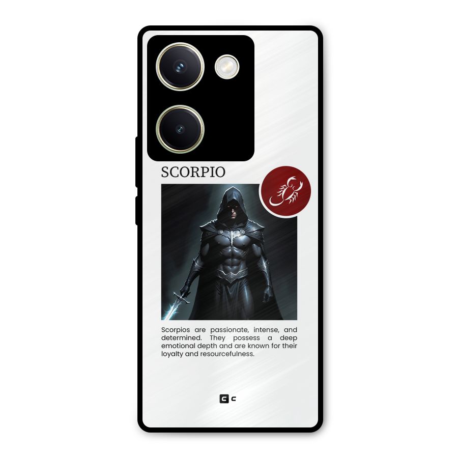 Sane Scorpio Metal Back Case for Vivo Y200 Pro