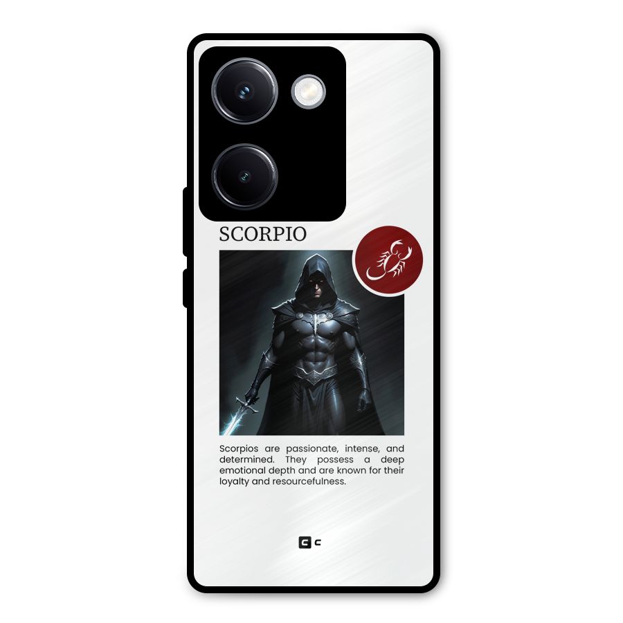 Sane Scorpio Metal Back Case for Vivo Y300 Plus