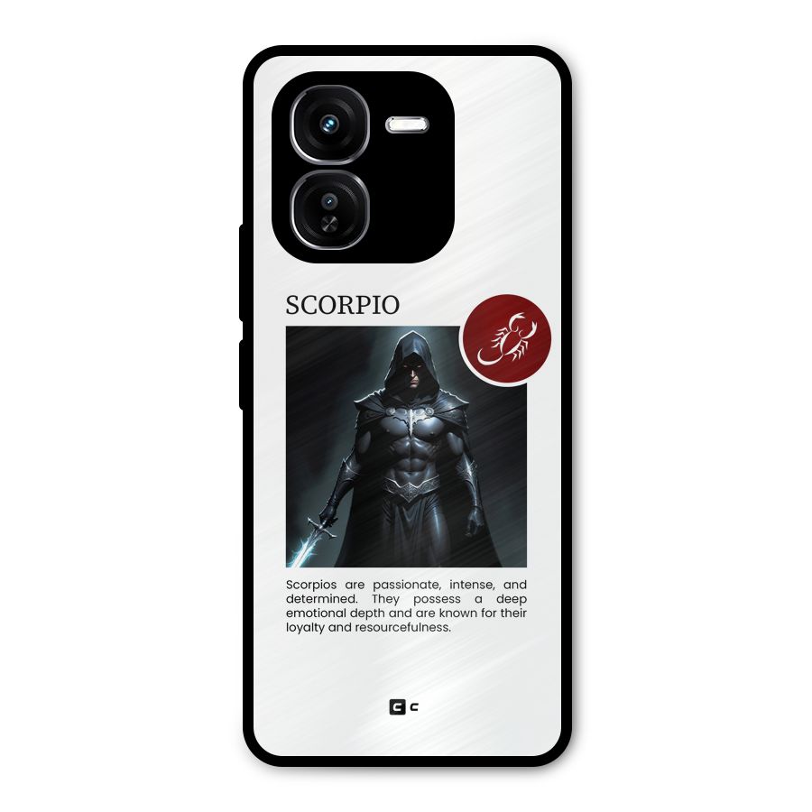 Sane Scorpio Metal Back Case for iQOO Z9x