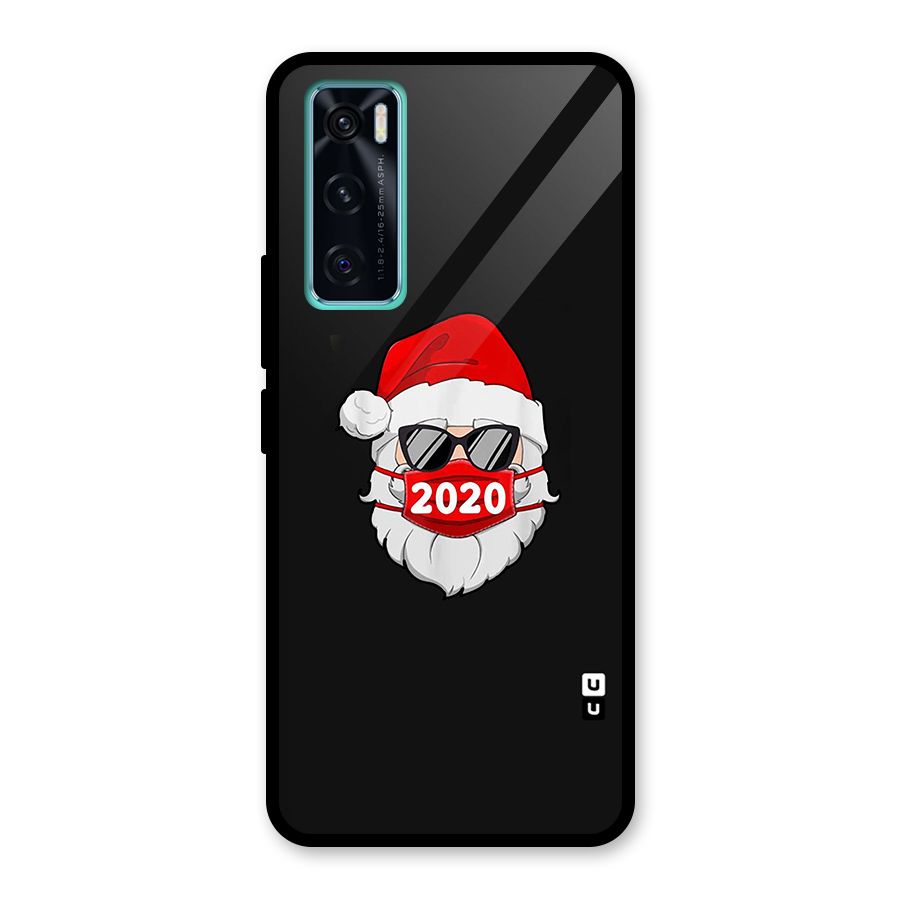 Santa 2020 Glass Back Case for Vivo V20 SE