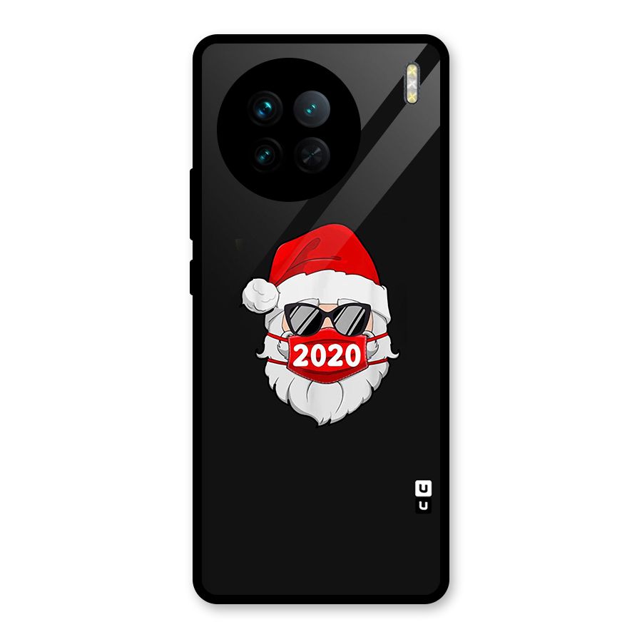 Santa 2020 Glass Back Case for Vivo X90