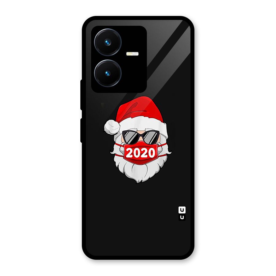Santa 2020 Glass Back Case for Vivo Y22s