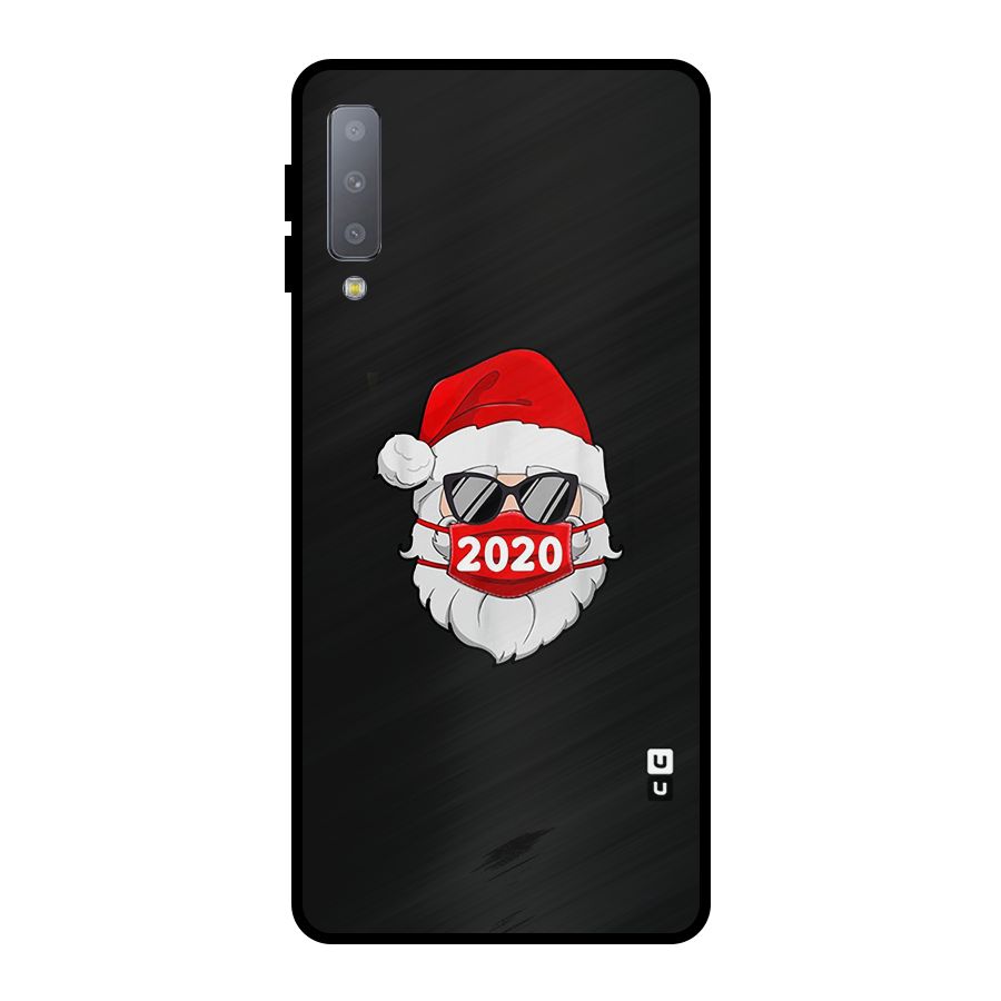 Santa 2020 Metal Back Case for Galaxy A7 (2018)