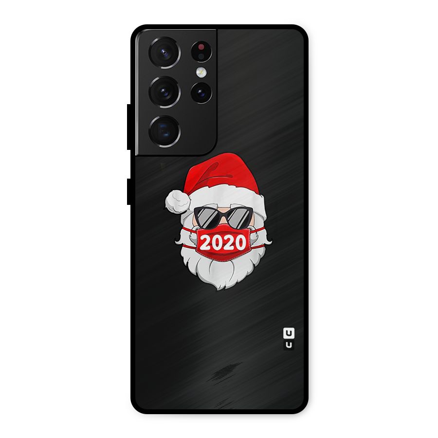 Santa 2020 Metal Back Case for Galaxy S21 Ultra 5G