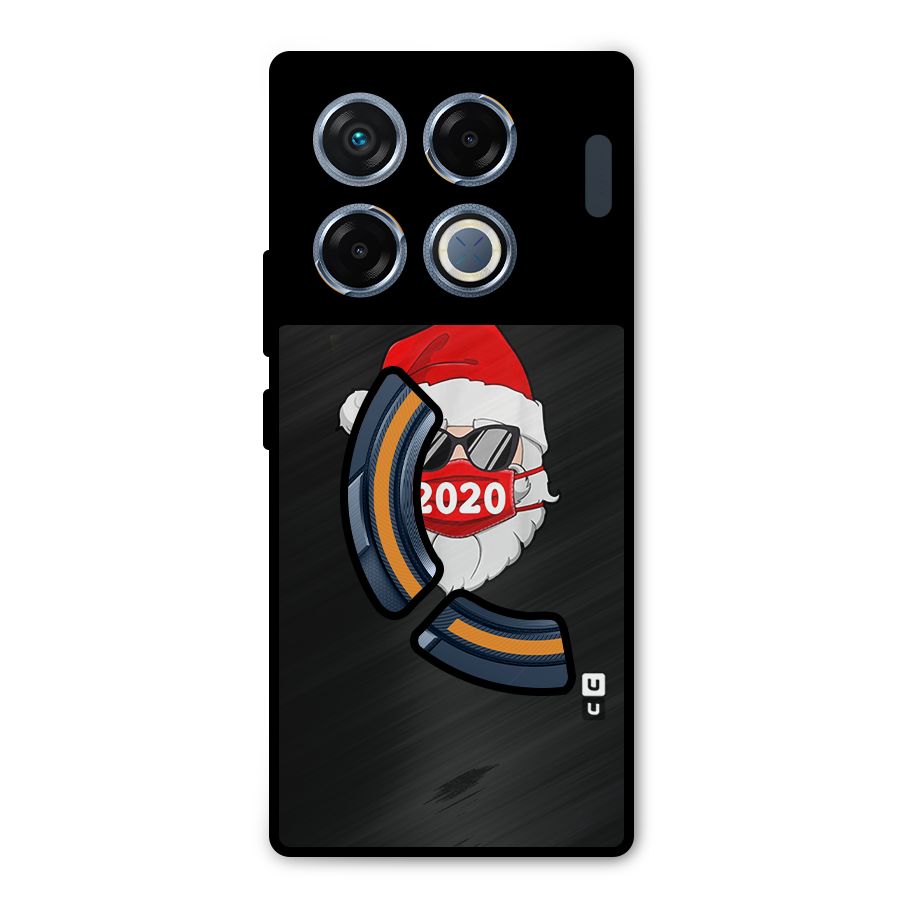 Santa 2020 Metal Back Case for Infinix GT 20 Pro