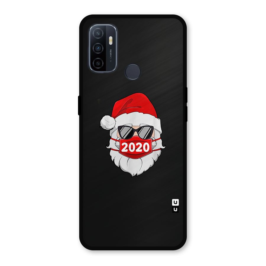 Santa 2020 Metal Back Case for Oppo A53