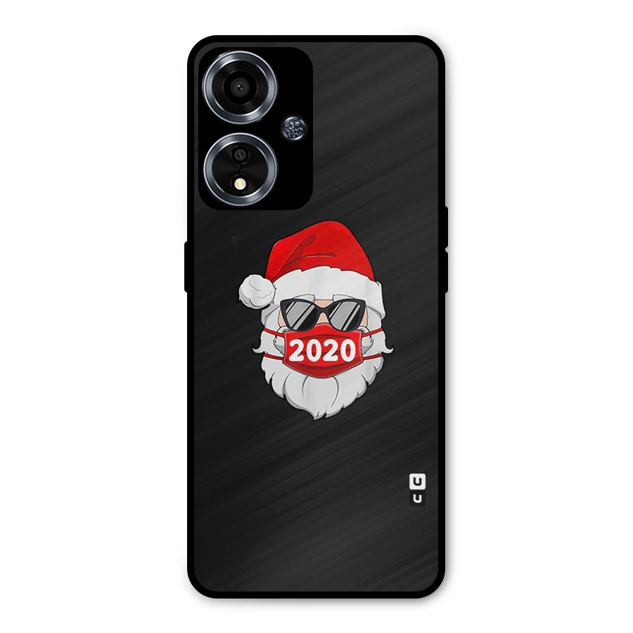 Santa 2020 Metal Back Case for Oppo A59