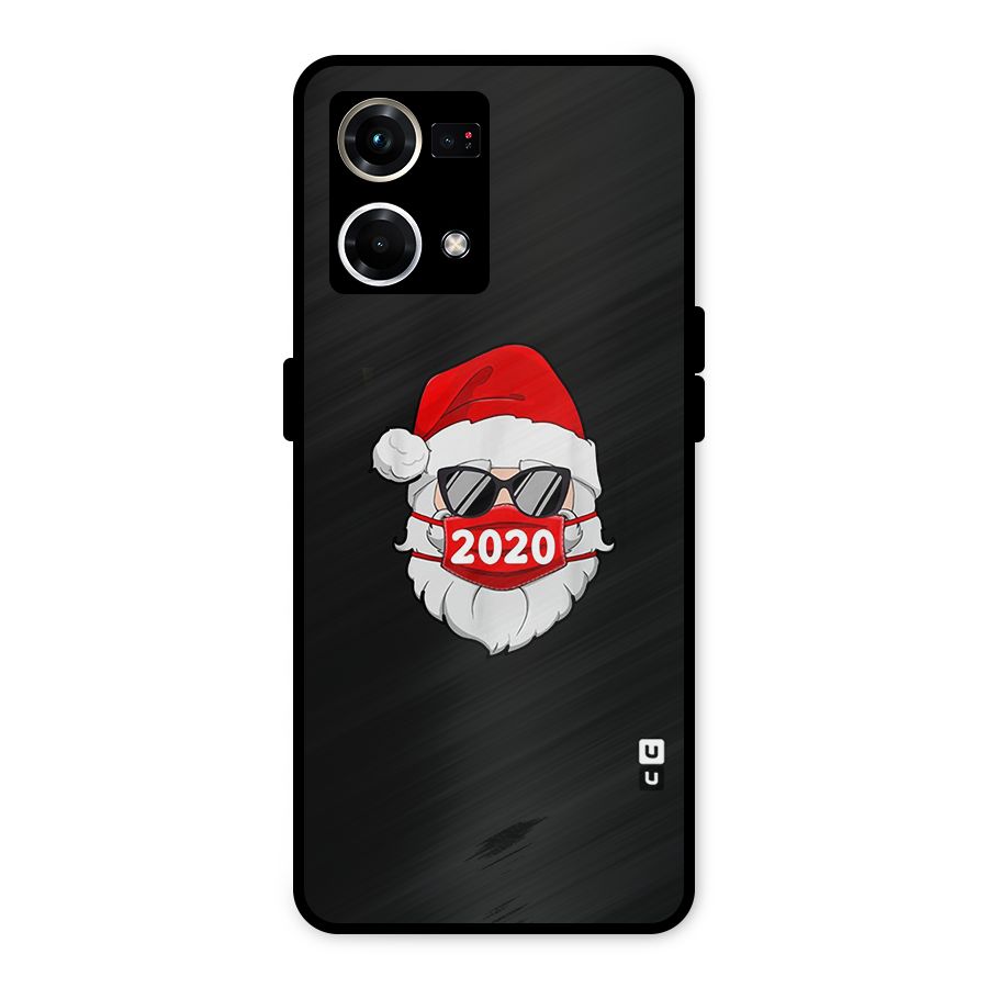 Santa 2020 Metal Back Case for Oppo F21 Pro 4G