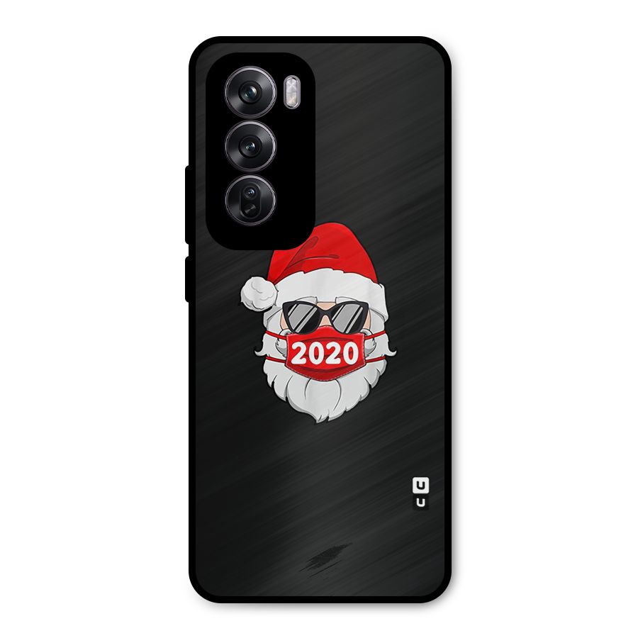 Santa 2020 Metal Back Case for Oppo Reno12 Pro