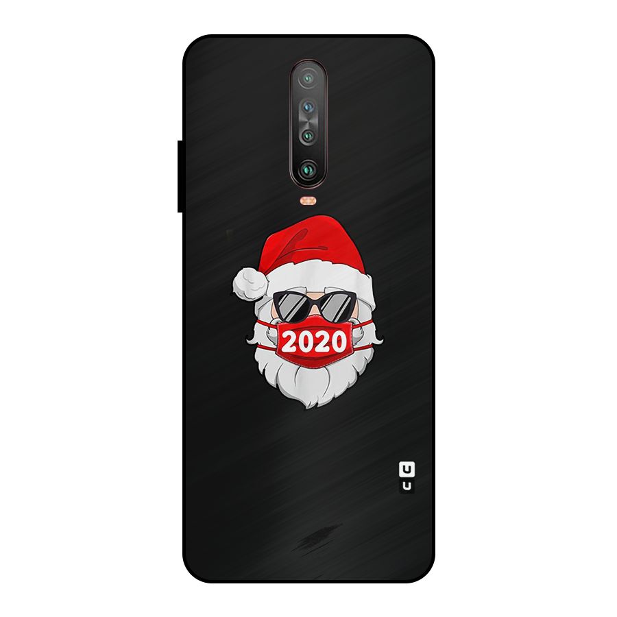 Santa 2020 Metal Back Case for Poco X2