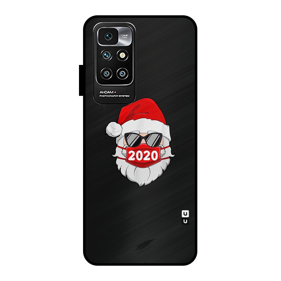 Santa 2020 Metal Back Case for Redmi 10 Prime