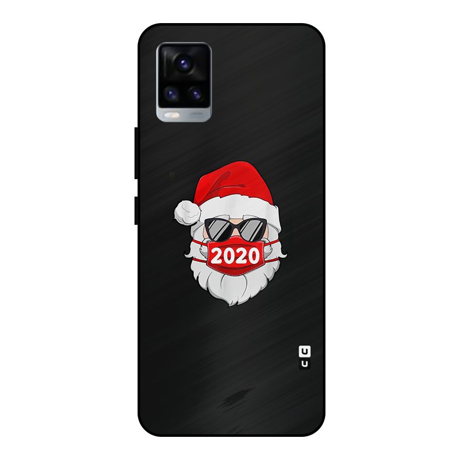 Santa 2020 Metal Back Case for Vivo V20 2021