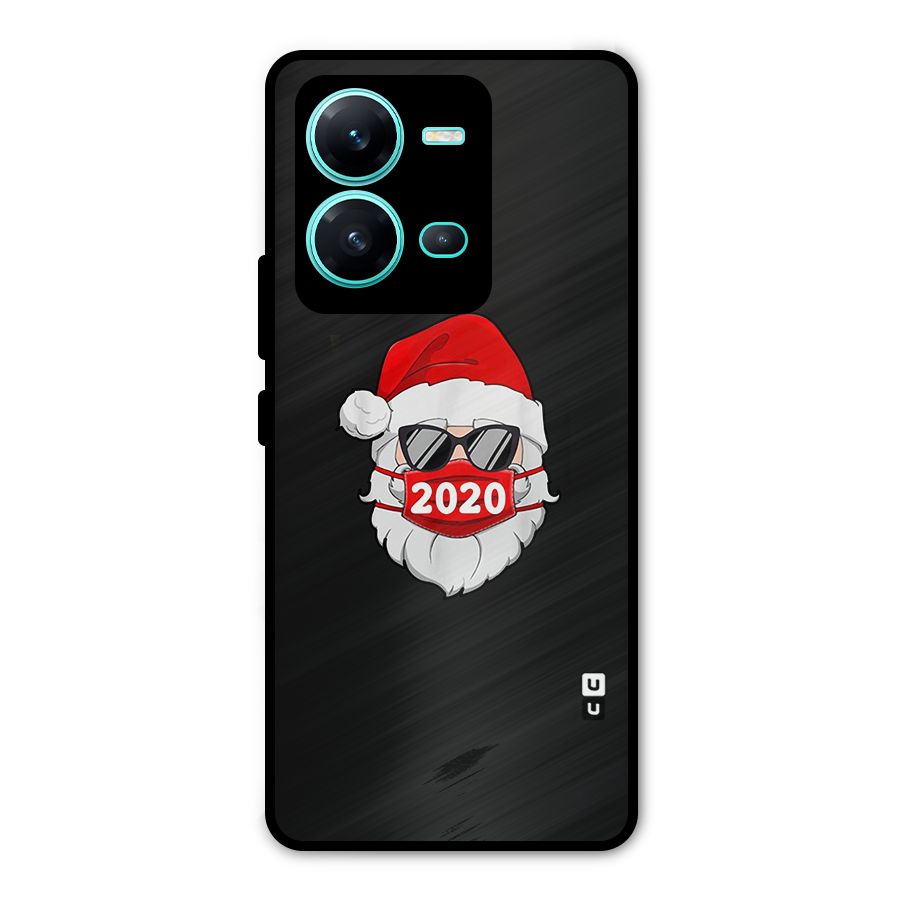 Santa 2020 Metal Back Case for Vivo V25