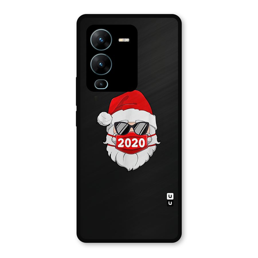 Santa 2020 Metal Back Case for Vivo V25 Pro