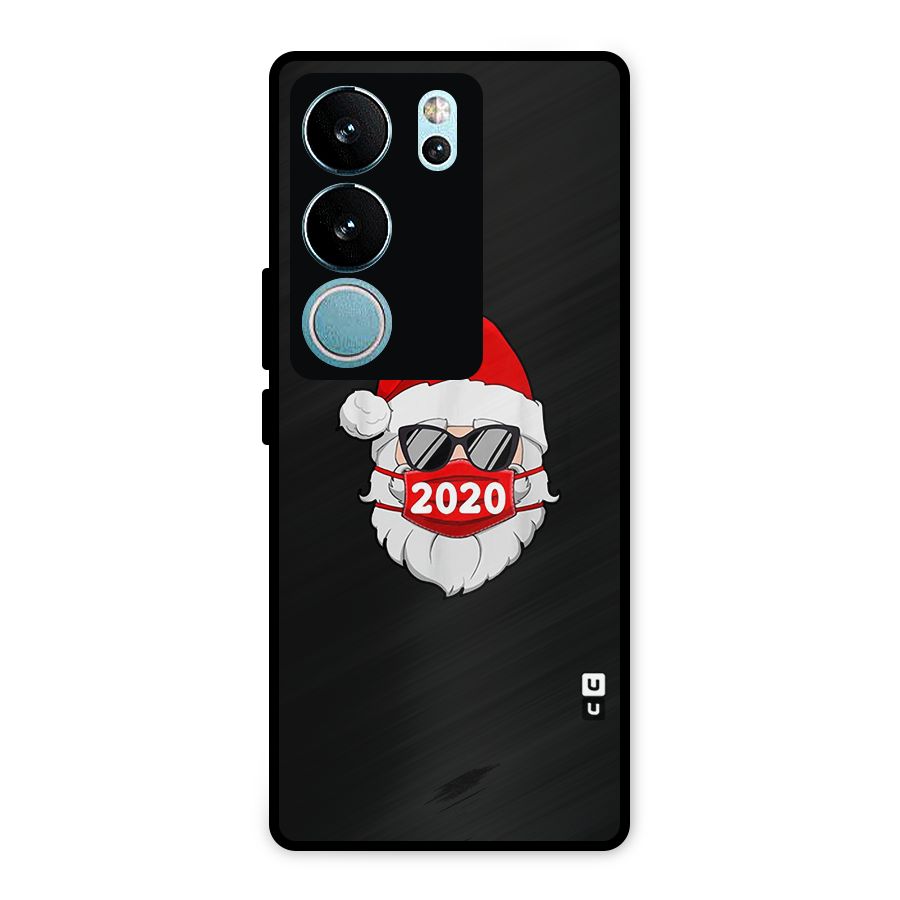 Santa 2020 Metal Back Case for Vivo V29 Pro