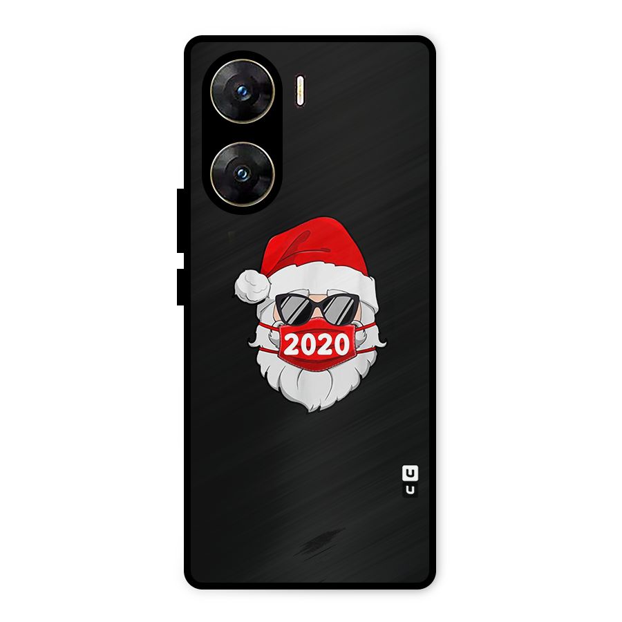 Santa 2020 Metal Back Case for Vivo V29e