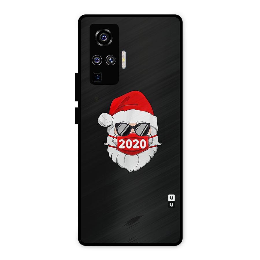 Santa 2020 Metal Back Case for Vivo X50 Pro