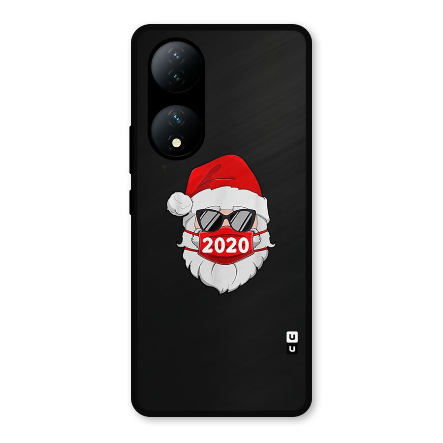 Santa 2020 Metal Back Case for Vivo Y100a