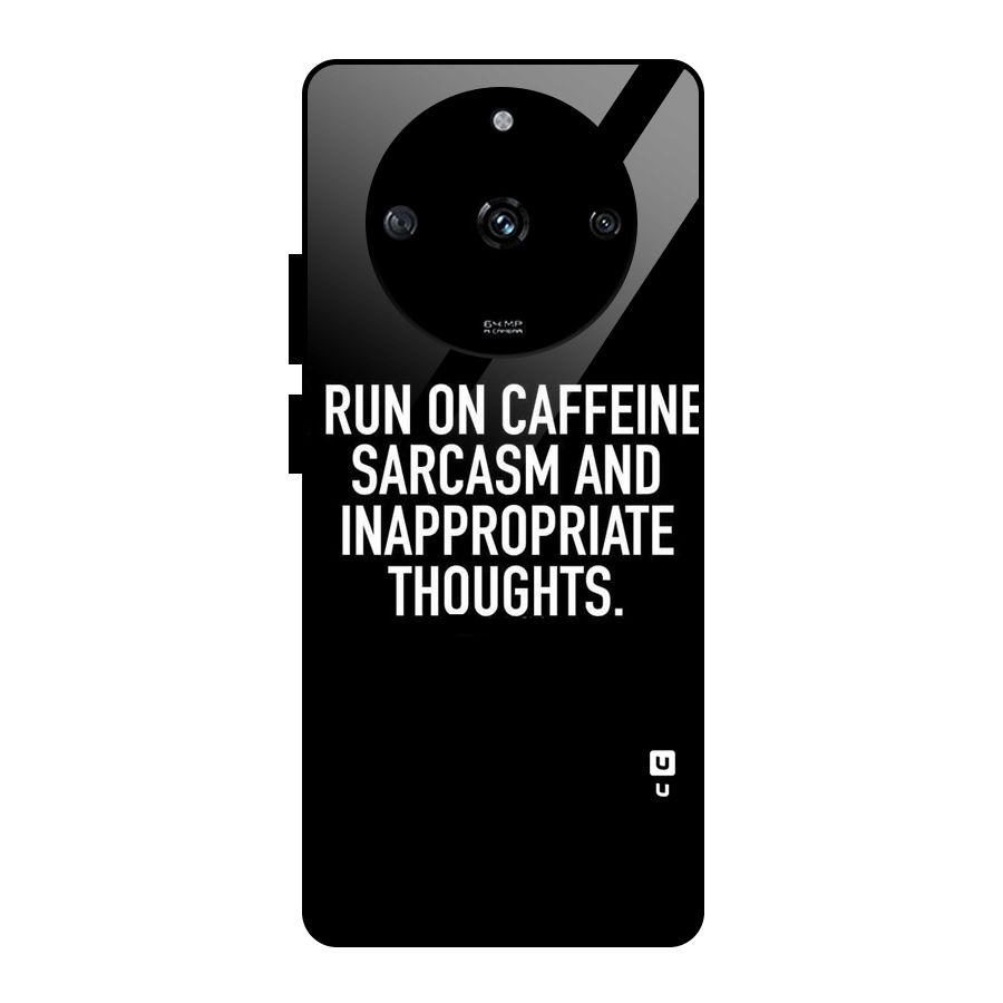 Sarcasm And Caffeine Glass Back Case for Realme Narzo 60 5G
