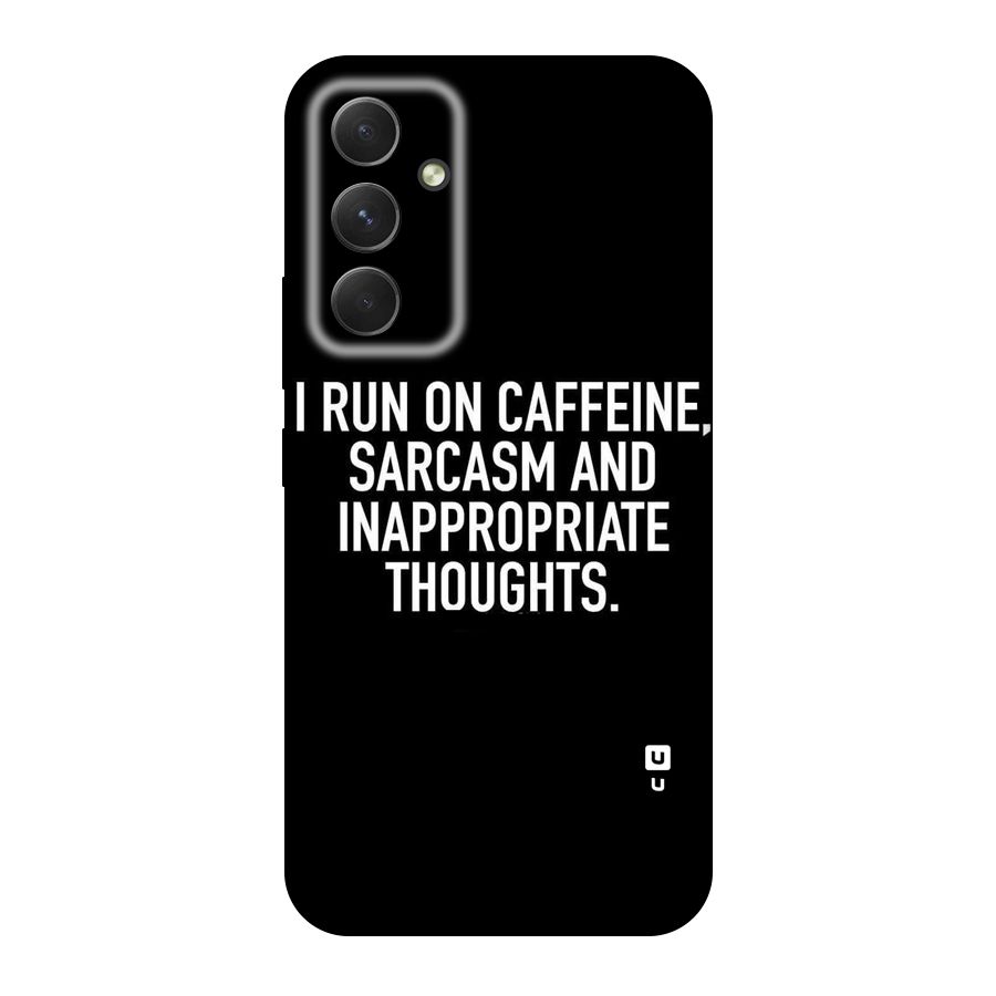 Sarcasm And Caffeine Original Polycarbonate Back Case for Galaxy A54