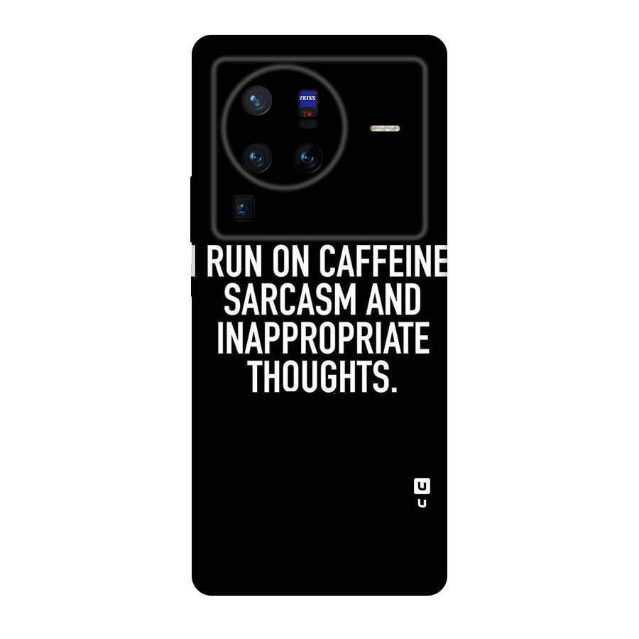 Sarcasm And Caffeine Original Polycarbonate Back Case for Vivo X80