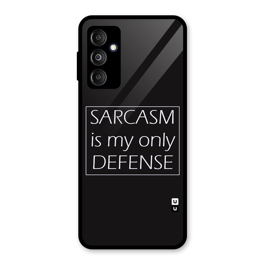 Sarcasm Defence Glass Back Case for Galaxy M14 5G