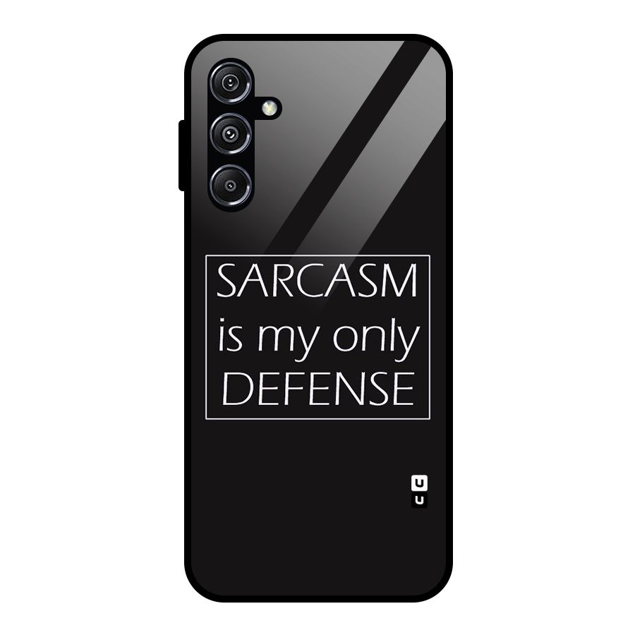 Sarcasm Defence Glass Back Case for Galaxy M34 5G