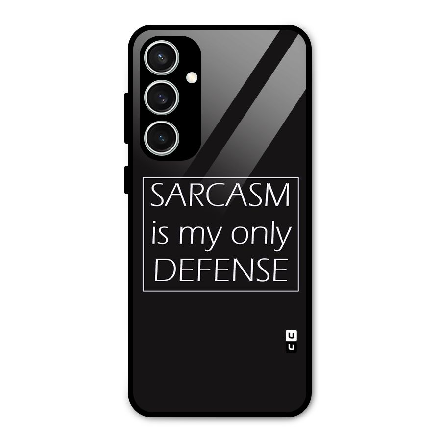 Sarcasm Defence Glass Back Case for Galaxy S23 FE