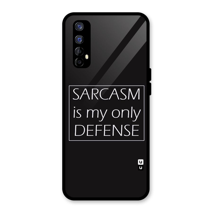 Sarcasm Defence Glass Back Case for Realme 7