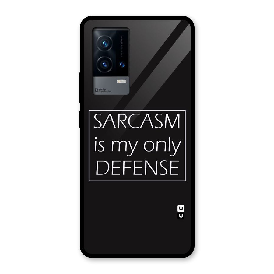 Sarcasm Defence Glass Back Case for iQOO 9 5G