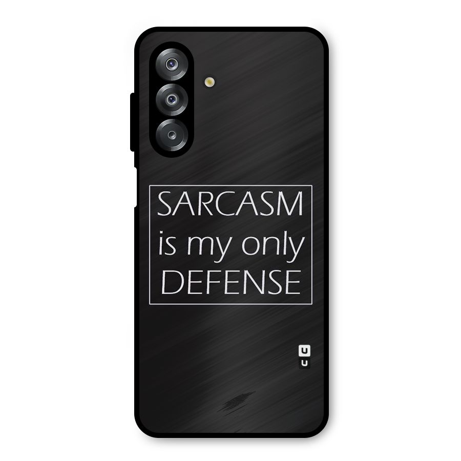 Sarcasm Defence Metal Back Case for Galaxy A26