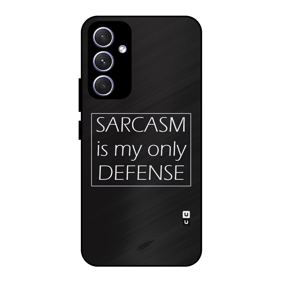 Sarcasm Defence Metal Back Case for Galaxy A54
