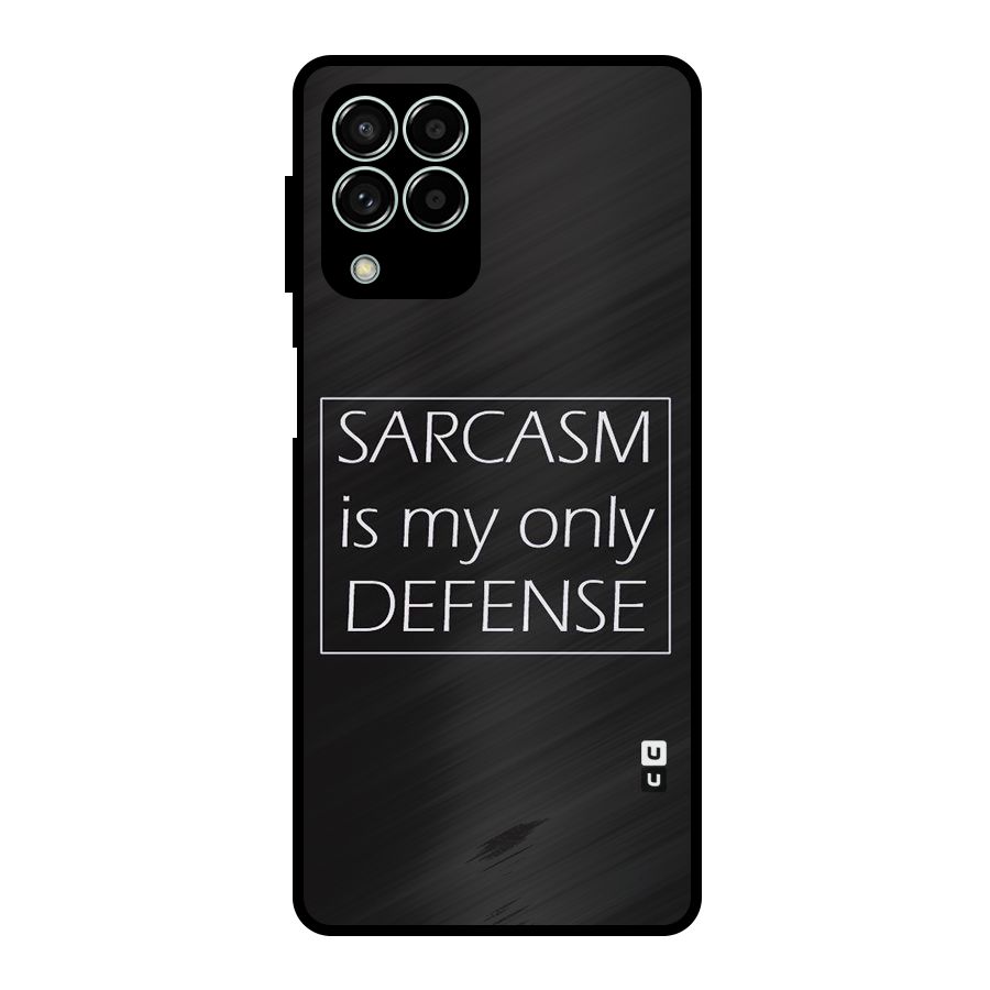 Sarcasm Defence Metal Back Case for Galaxy M33