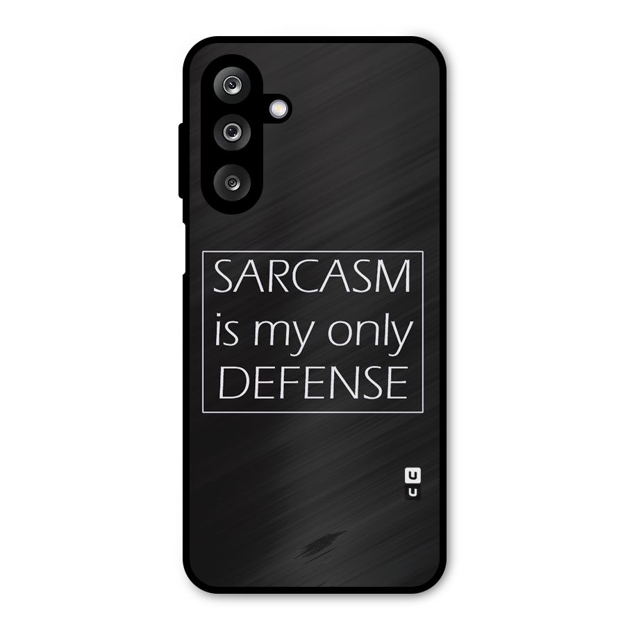 Sarcasm Defence Metal Back Case for Galaxy M36
