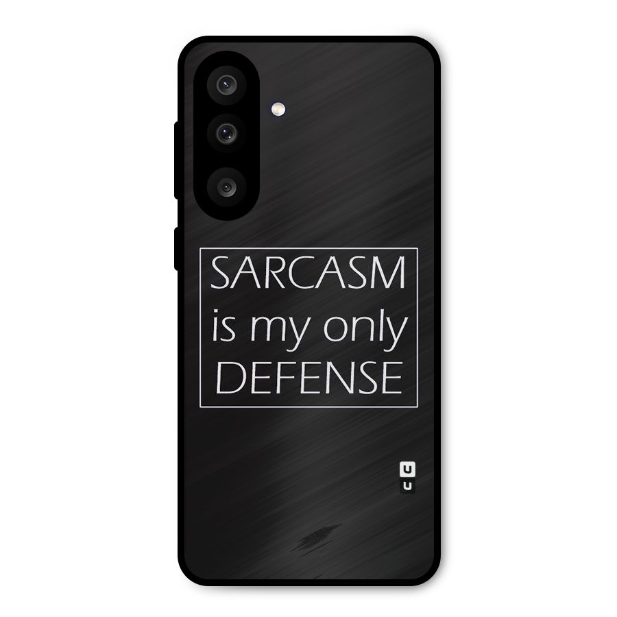 Sarcasm Defence Metal Back Case for Galaxy M56