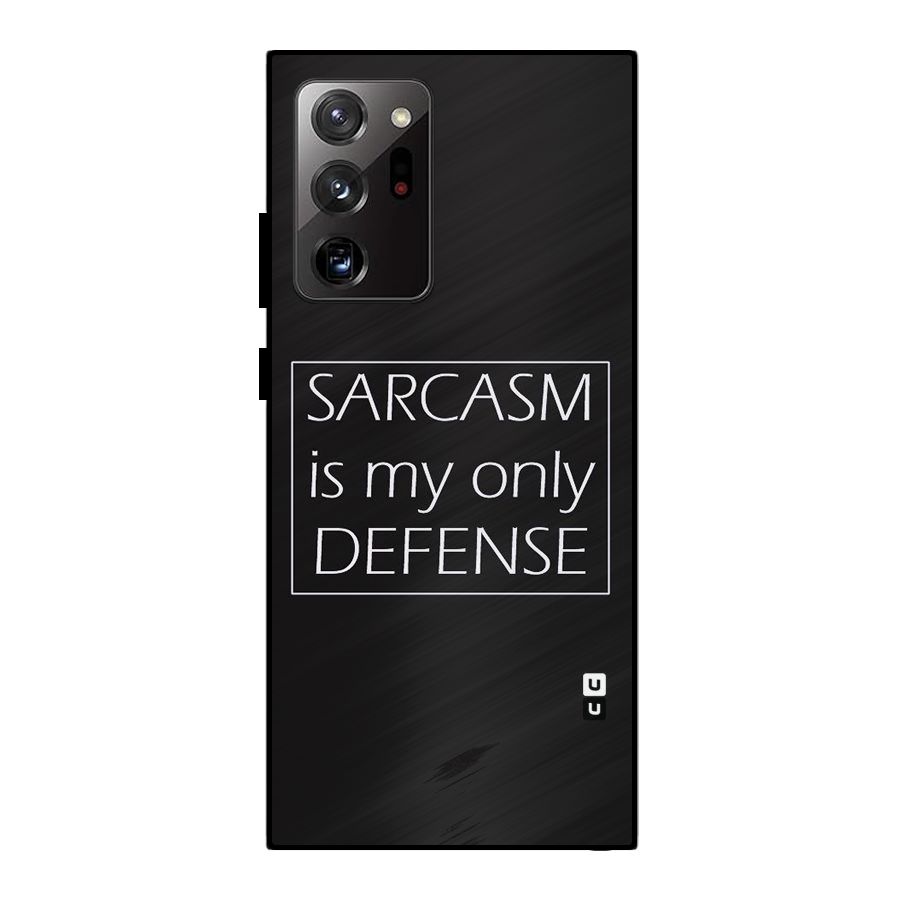 Sarcasm Defence Metal Back Case for Galaxy Note 20 Ultra 5G