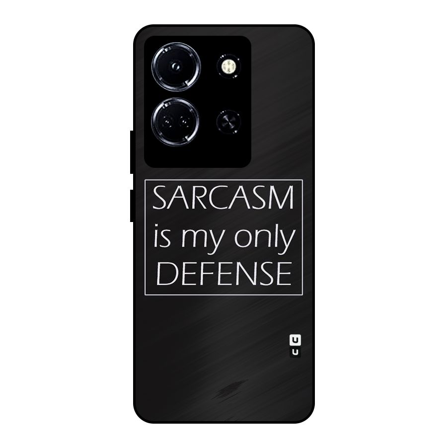 Sarcasm Defence Metal Back Case for Infinix Note 30 5G