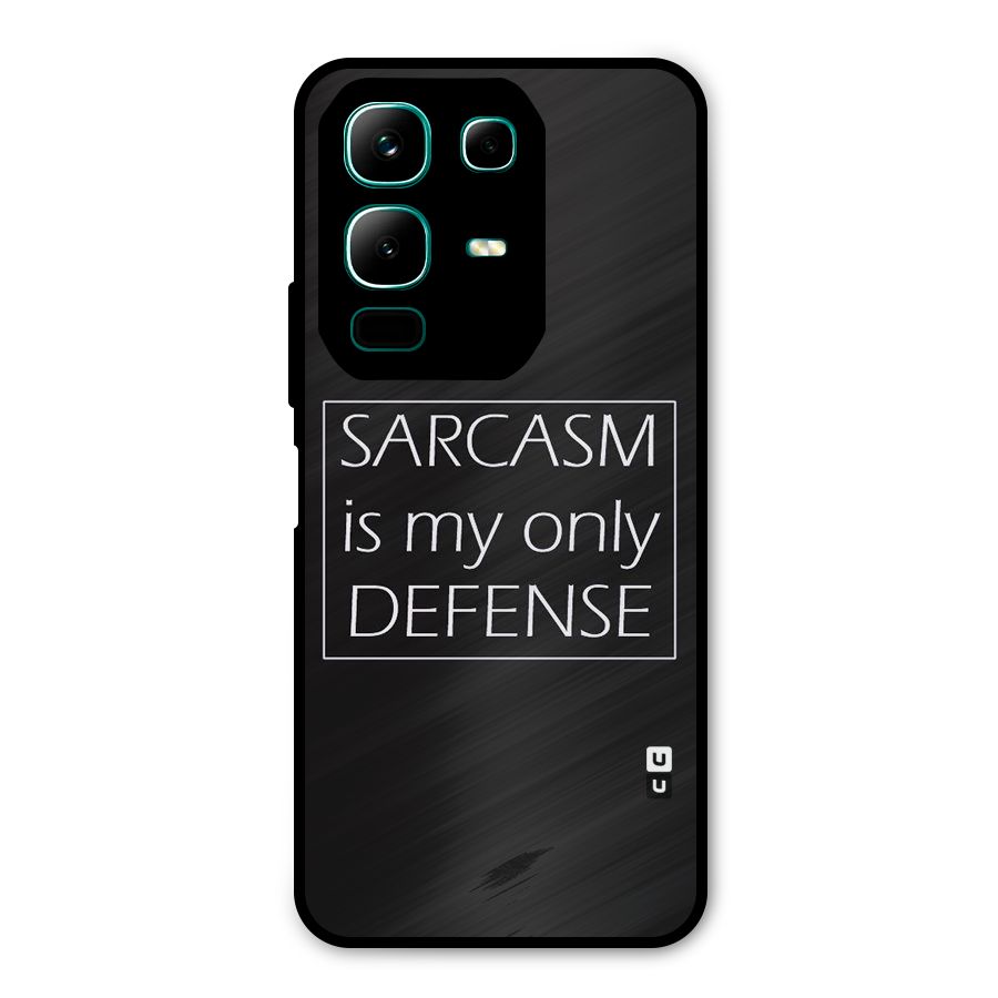 Sarcasm Defence Metal Back Case for Infinix Note 50x