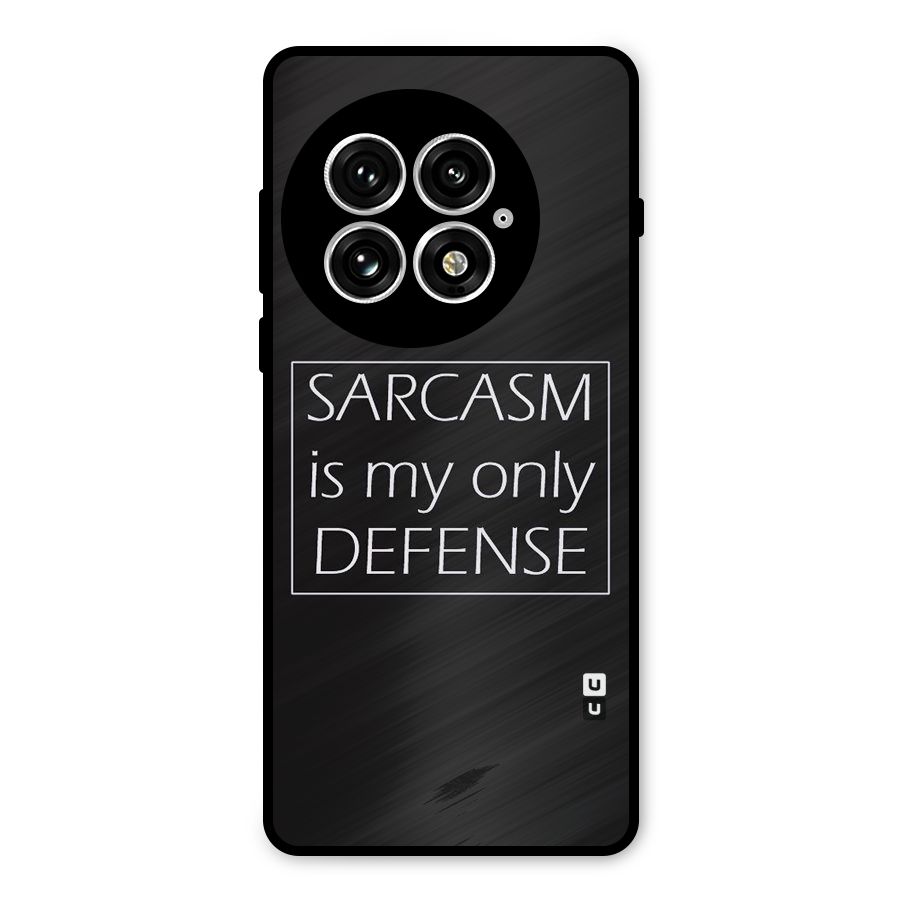 Sarcasm Defence Metal Back Case for OnePlus 13