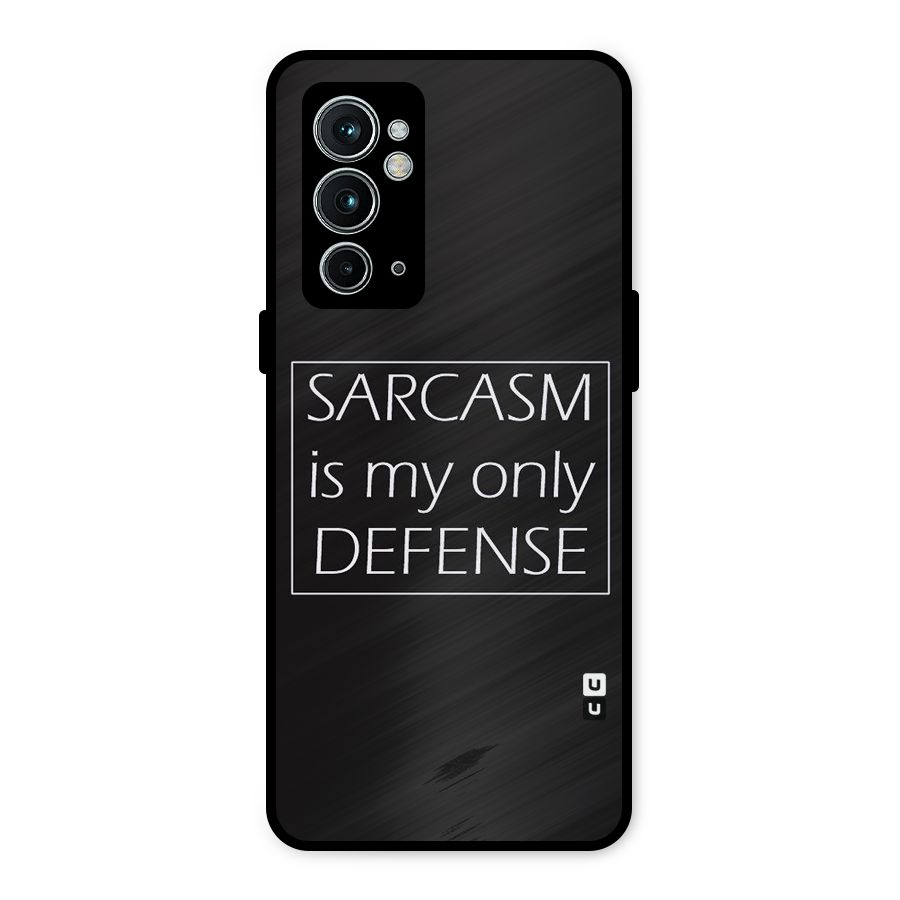 Sarcasm Defence Metal Back Case for OnePlus 9RT 5G