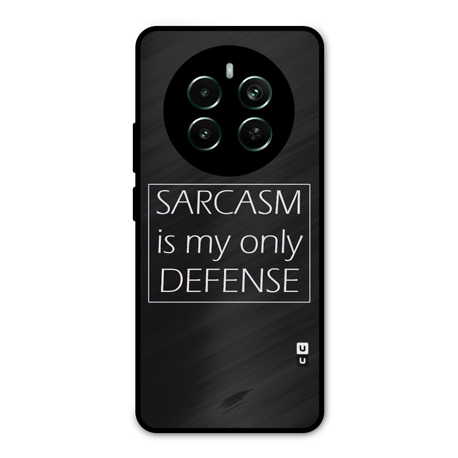 Sarcasm Defence Metal Back Case for Realme 12 Pro Plus