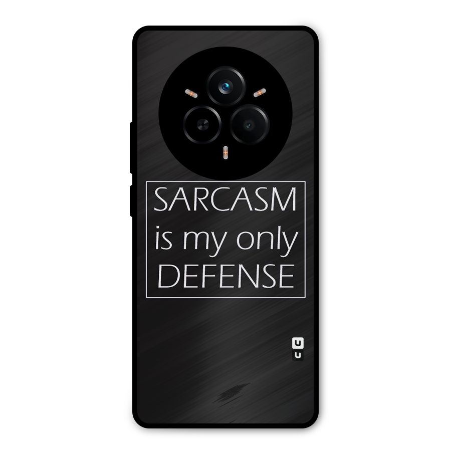 Sarcasm Defence Metal Back Case for Realme 14 Pro