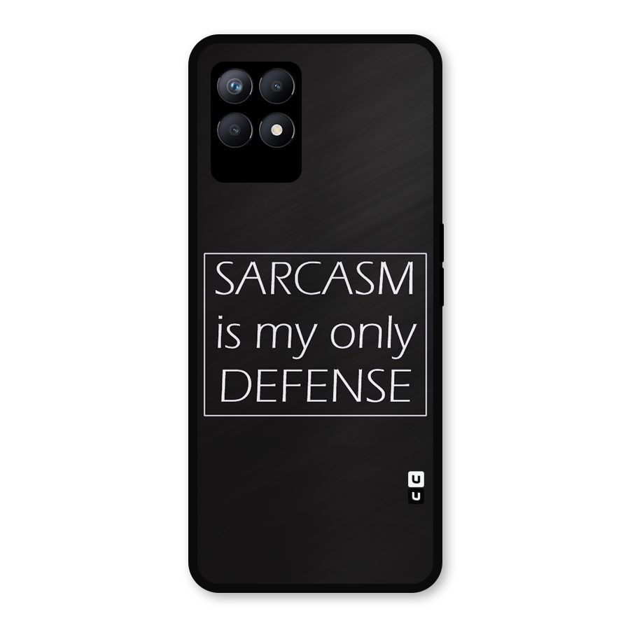 Sarcasm Defence Metal Back Case for Realme Narzo 50