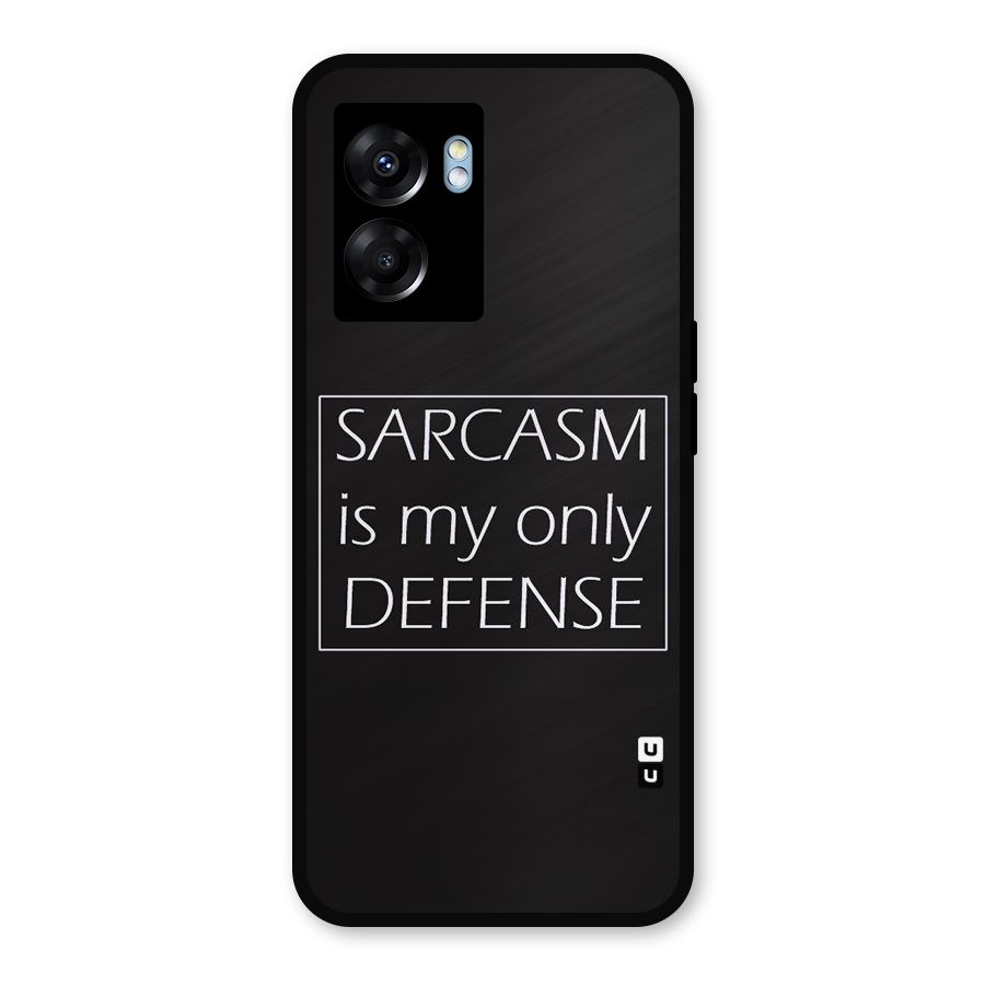 Sarcasm Defence Metal Back Case for Realme Narzo 50 5G