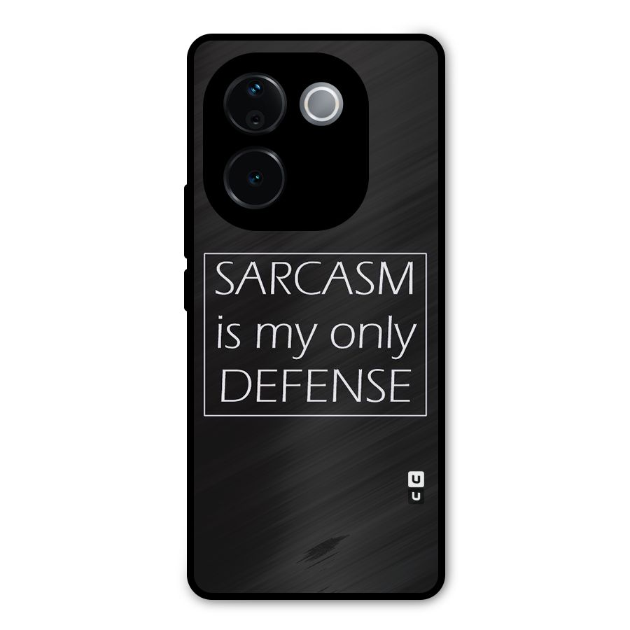 Sarcasm Defence Metal Back Case for Vivo T3 Pro