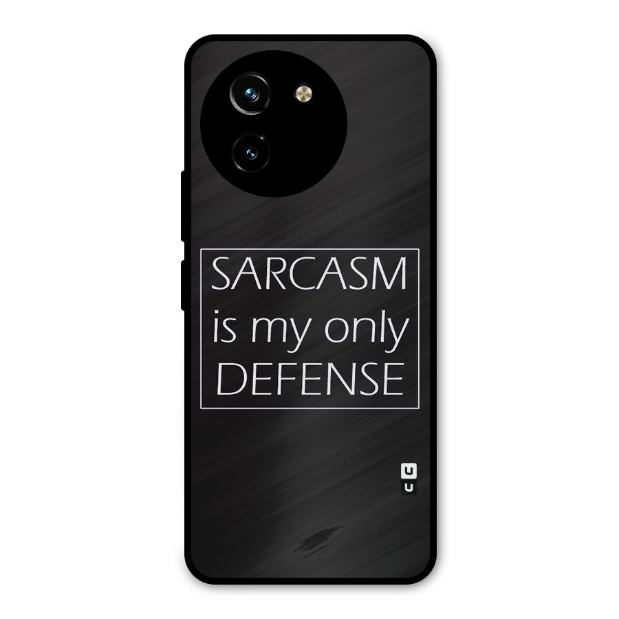 Sarcasm Defence Metal Back Case for Vivo T3x