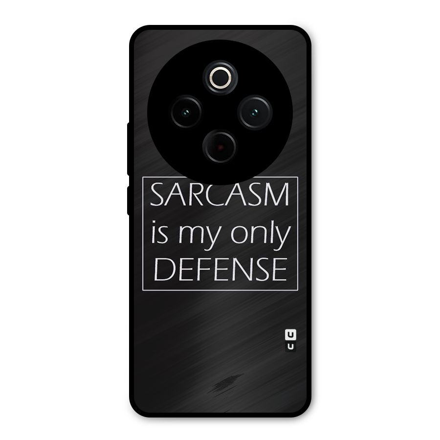 Sarcasm Defence Metal Back Case for Vivo T4