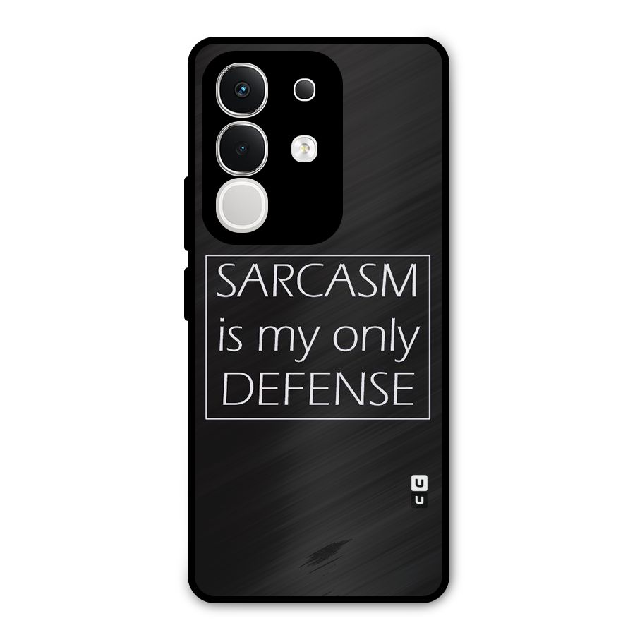 Sarcasm Defence Metal Back Case for Vivo T4x
